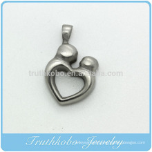 TKB-P0123 Pet Cremation Jewelry Stainless Steel Tear of Love- Center of the Heart Urn opening shown on back of Center of the Hea